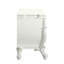 Table de chevet Hithin, finition blanc antique