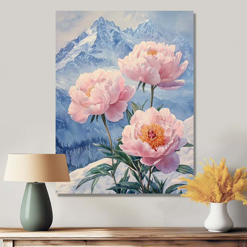 Beazer - Floral Canvas Prints, H 20 po x l 12 po, Toile tendue, Ne s'applique pas