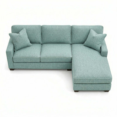 USA-Made L-Shaped Sectional Sofa with Custom Fabric Options and 5-Day Fast Shipping