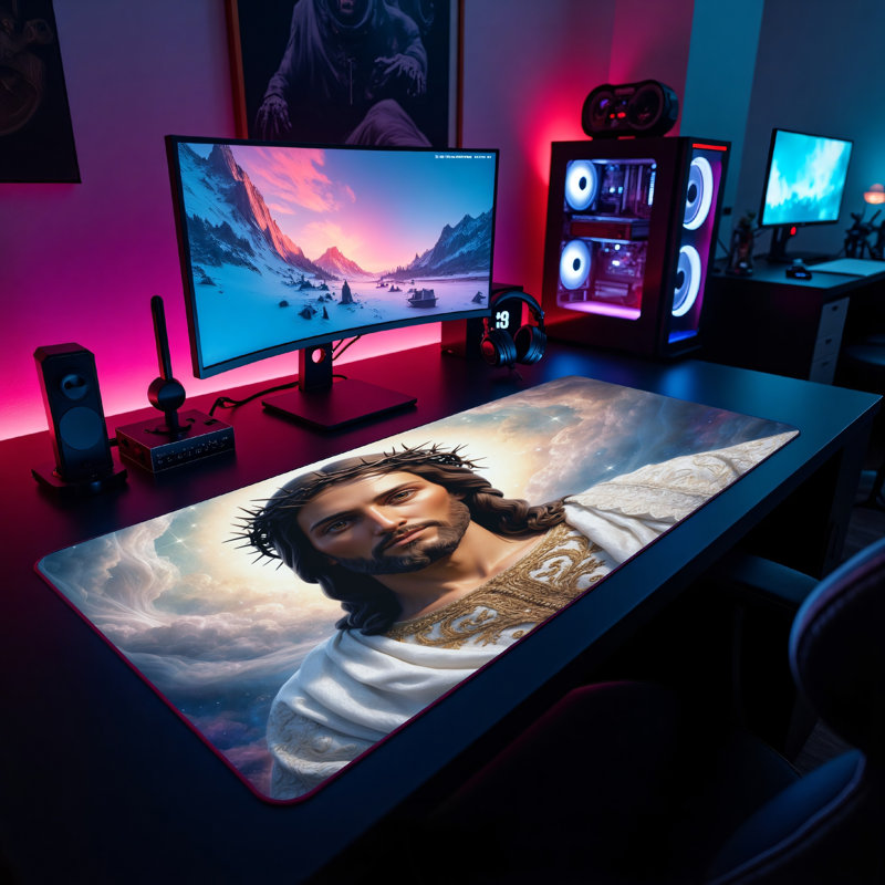 Polyester Desk Pad, 31.5x15.5