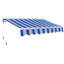 Auvent rétractable manuel pour terrasse 12 pi x 10 pi Advaning-14236694-14236697