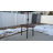 Metal Outdoor Table, Round Table for 6 with Umbrella Hole, Patio Table with Modern Minimalist Design-590712524-590712530
