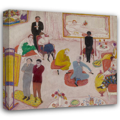 "Studio Party" par Florine Stettheimer - Art mural sur toile tendue avec châssis