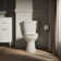 Cimarron® 1.28 GPF Water Efficient Round Two-Piece toilet (Seat Not Included)