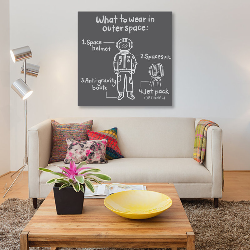 « outerspace/black iv », impression sur toile, H 37 po x l 37 po x P 1,5 po, Pas de tapis, Toile tendue