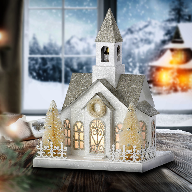 Winter Wipe Clean With A Dry Cloth Christmas Village