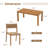 Kilani 7- Piece Outdoor Dining Set With Wood Table-2045964952