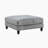 Loowit 40" Modern & Contemporary Fabric Upholstered Modular Ottoman with Versatility for Custom Seating, Foam over Pocket Coils Comfort-568383255