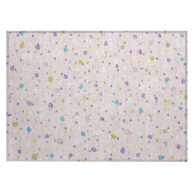 Machine Washable Indoor/Outdoor Chantille ACN2518 Geometric Rug