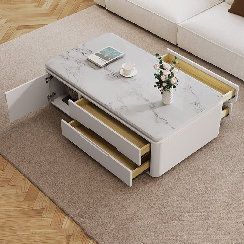 Ansell, Blanc / Gris, H 19,7 po x L 47,2 po x l 25,6 po