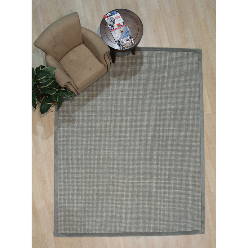 Timothy Green Hand Tufted Wool Rug, Rectangle 5' x 8'