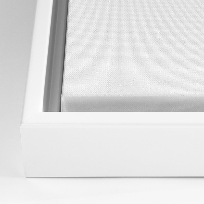 " Tangled I " Painting Print, Floater Framed Canvas, Natural, 25.25" H x 25.25" W