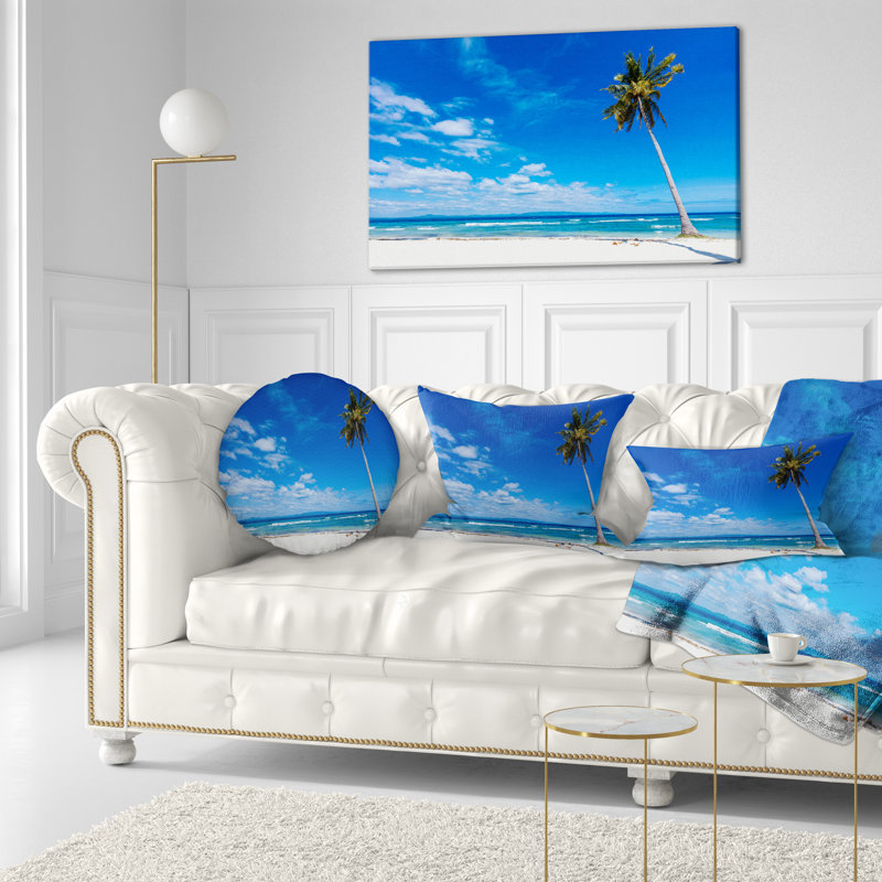 Coussin lombaire pour les vacances de la plage seascape calme summer