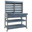 Banc de rempotage Maren avec plateau en acier inoxydable et roues verrouillables Maren-125911774