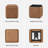 Faux Leather Upholstered Storage Cube