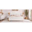 Lit plateforme Verona King en velours avec tête de lit capitonnée à oreilles-134707181-134707184