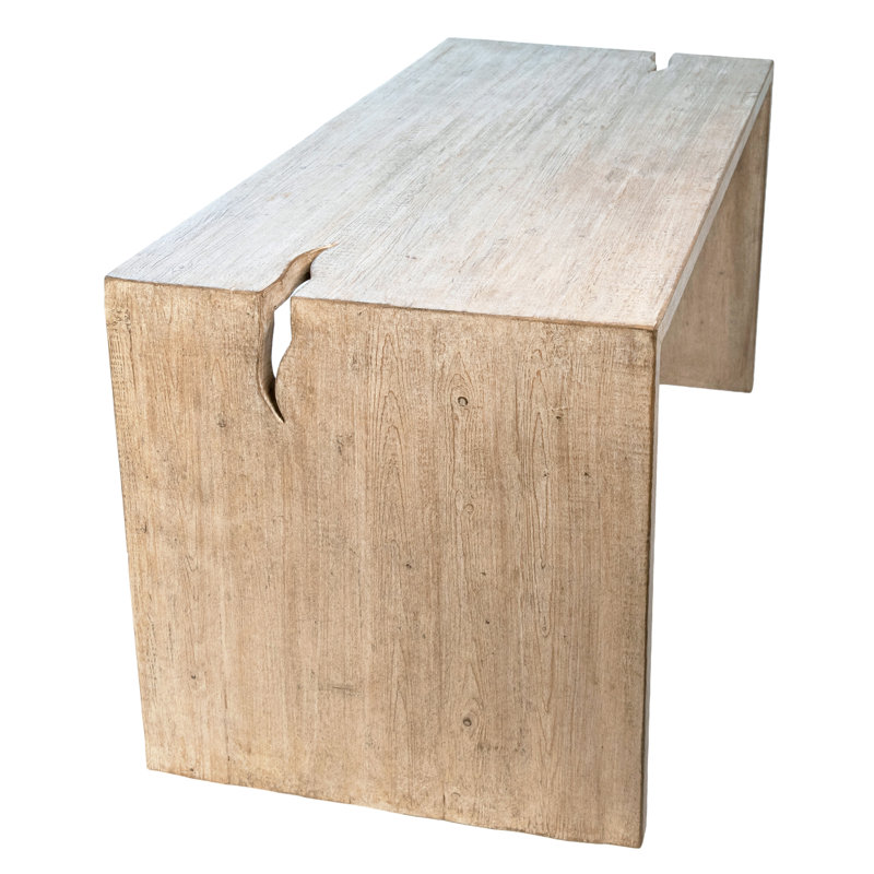 Evie 54" Wide Writing Desk, Light Wash