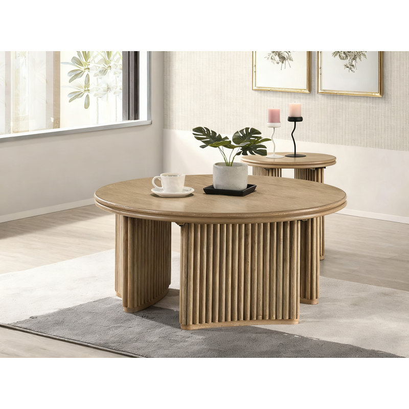 Ensemble de tables basses 2 pièces Acosta, 2 pièces: table basse, table de bout