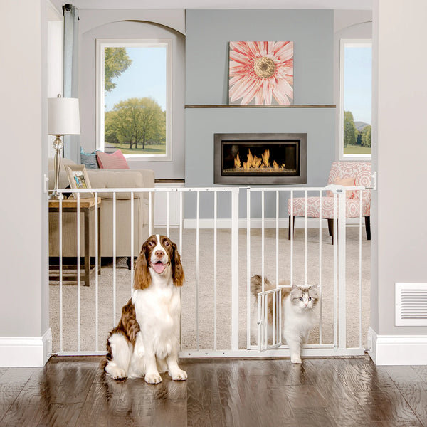 Maxi barrière avec porte pour animaux