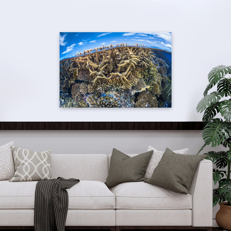 Impression sur art mural tropical tropical, H 32 po x l 48 po