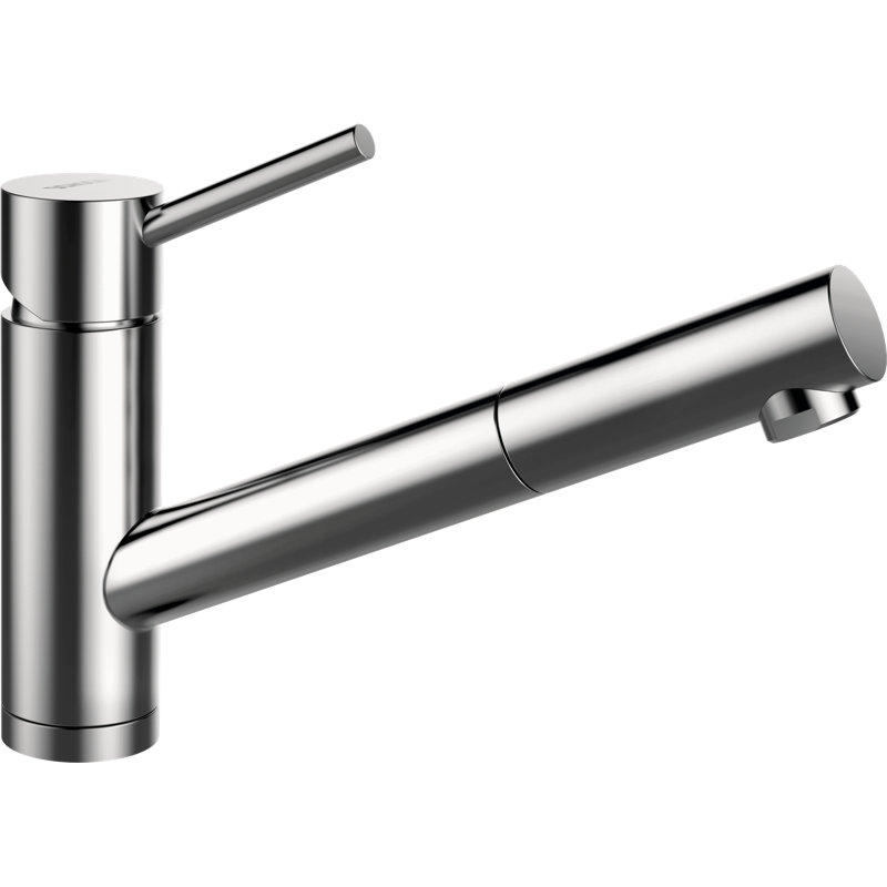 Schock Single Lever Monobloc Tap, Stainless Steel
