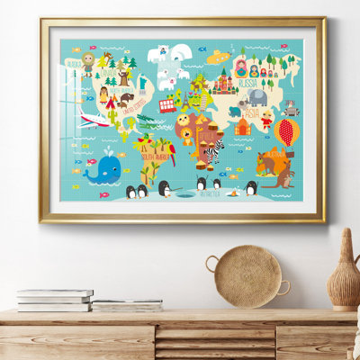 " Children's World Map "