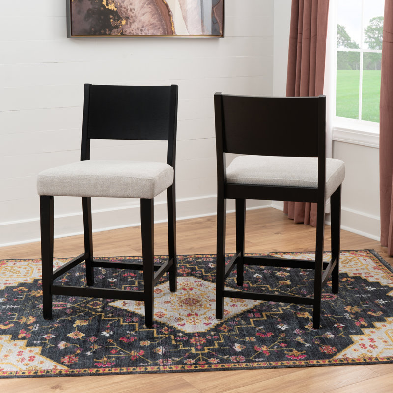 Tabouret de comptoir noir Alistair Cangelosi