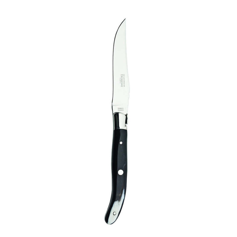 Laguiole 5'' L Steak Knife, Black
