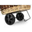 Wicker Wheeled Shopping Basket 