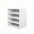 Shoe Box with RGB LED Light, Wooden Stackable Shoe Storage Box with Glass Door, Shoe Storage Bin Shoe Display Case for Sneakers (4 Tier-1)-521894502