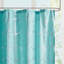 Printed Metallic Shower Curtain-2061328359