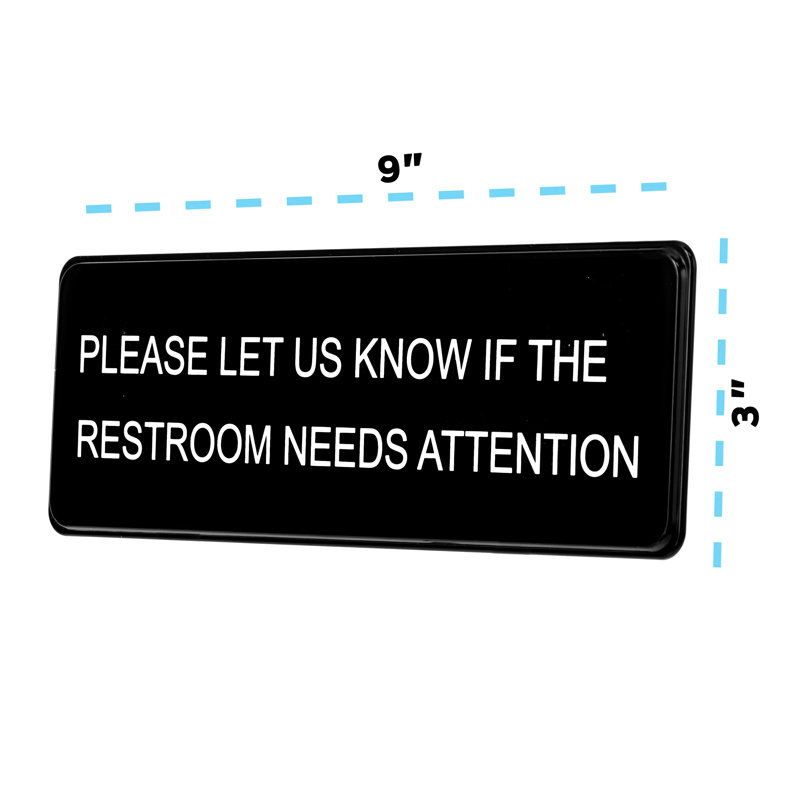 Veuillez nous indiquer si le toilettes a besoin d’un signe d’attention