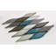 Zeille Glass and Metal Arabesque Mosaic Wall Tile-50665659