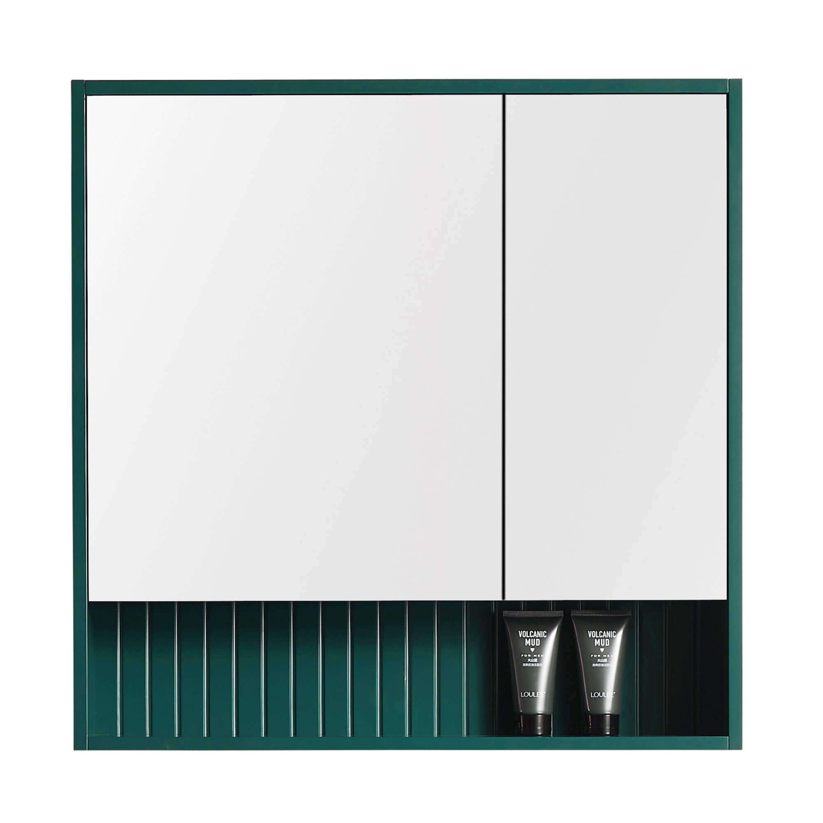 Asahel Surface Double Medicine Cabinet, Green