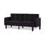 Velvet Futon Couch-617173942
