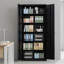 Armoire de rangement pour outils 70,8 po 2 portes en acier noir-120191079