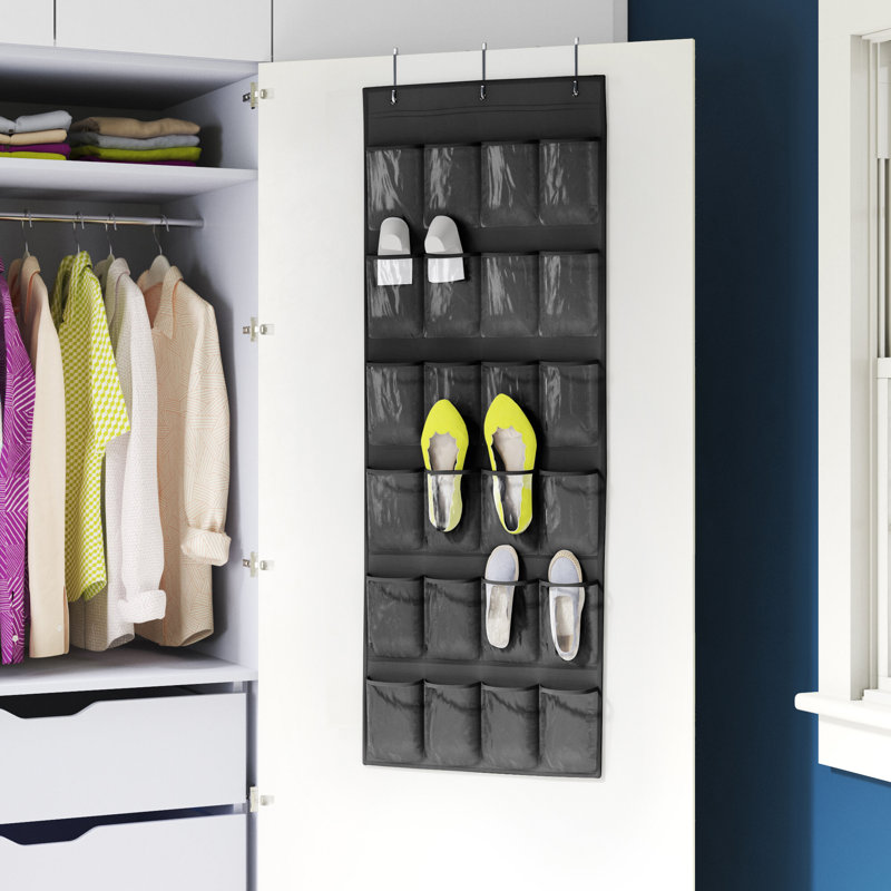 Organisateur de chaussures 12 paires, Noir
