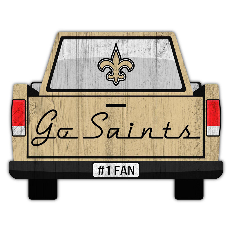 Traditional Entertainment Wall Decor, New Orleans Saints