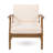 Wood Club Chair With Fashionable Look, 4.00 Thick Cushion Modern Frame, 41.95 Lb Wt-523853713