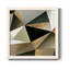 Toile encadrée de qualité supérieure Gold Polygon Wall II - prête à être accrochée-2081157415-2081157410