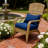 Outdoor Patio Chair, PE Rattan Wicker With Soft Cushions And Tall Curved Backrest, Indoor And Outdoor-2126994349