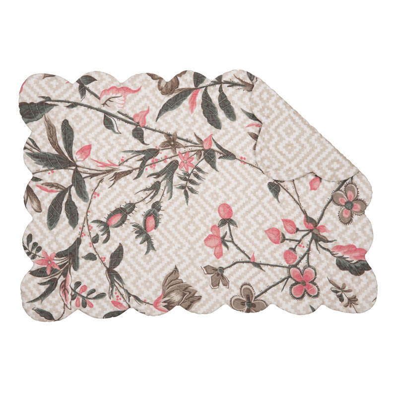 Floral 100% Cotton Tablecloth
