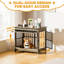 Mobilier de caisse en mélamine pour chien-117279667-117279666