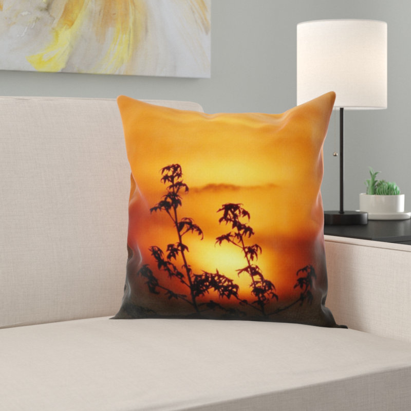 Coussin coucher de soleil