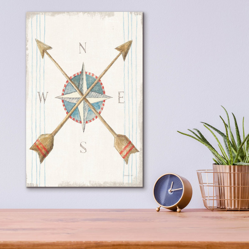 «Floursack Nautical 6 No Words» par Danhui Nai, art mural en verre acrylique, H 16 po x l 12 po x P 0,13 po
