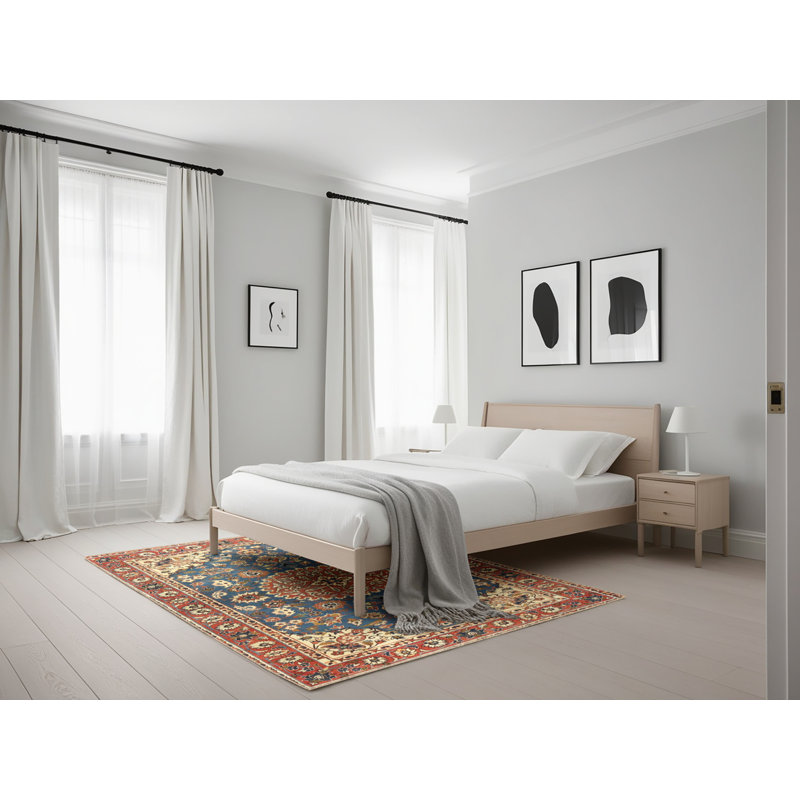 Tapis oriental bleu Douros, Rectangle 5 pi x 7 pi