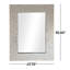 Miroir mural Cole and Grey Capiz