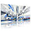 Ensemble de 3 reproductions d'art mural sur toile avec villes et pays-618678648