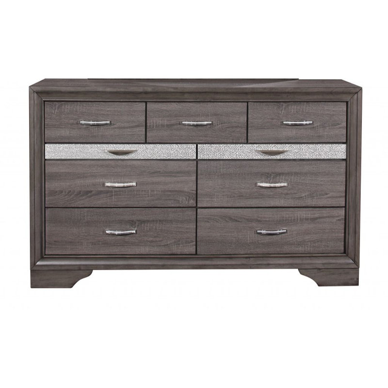 Solid Wood 48.94'' W 9 - Drawer Dresser