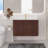 Dorette 29.92 " W Wall Mounted Wall Mounted Single Double Single Vanity Bathroom Vanity With Ceramic Top